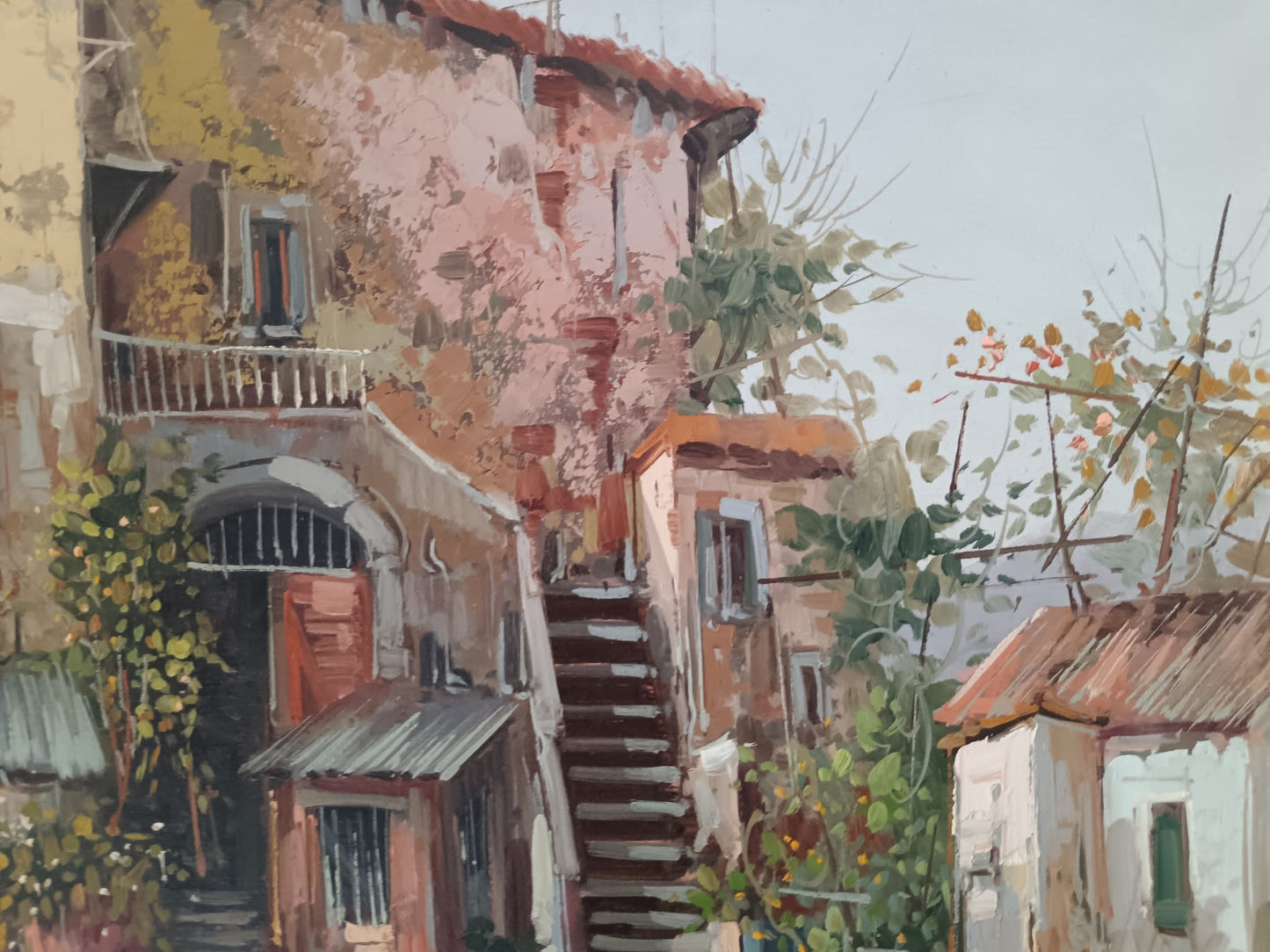 Ferdinando Sapio ( 1955) dipinto olio su tela- epoca XX secolo