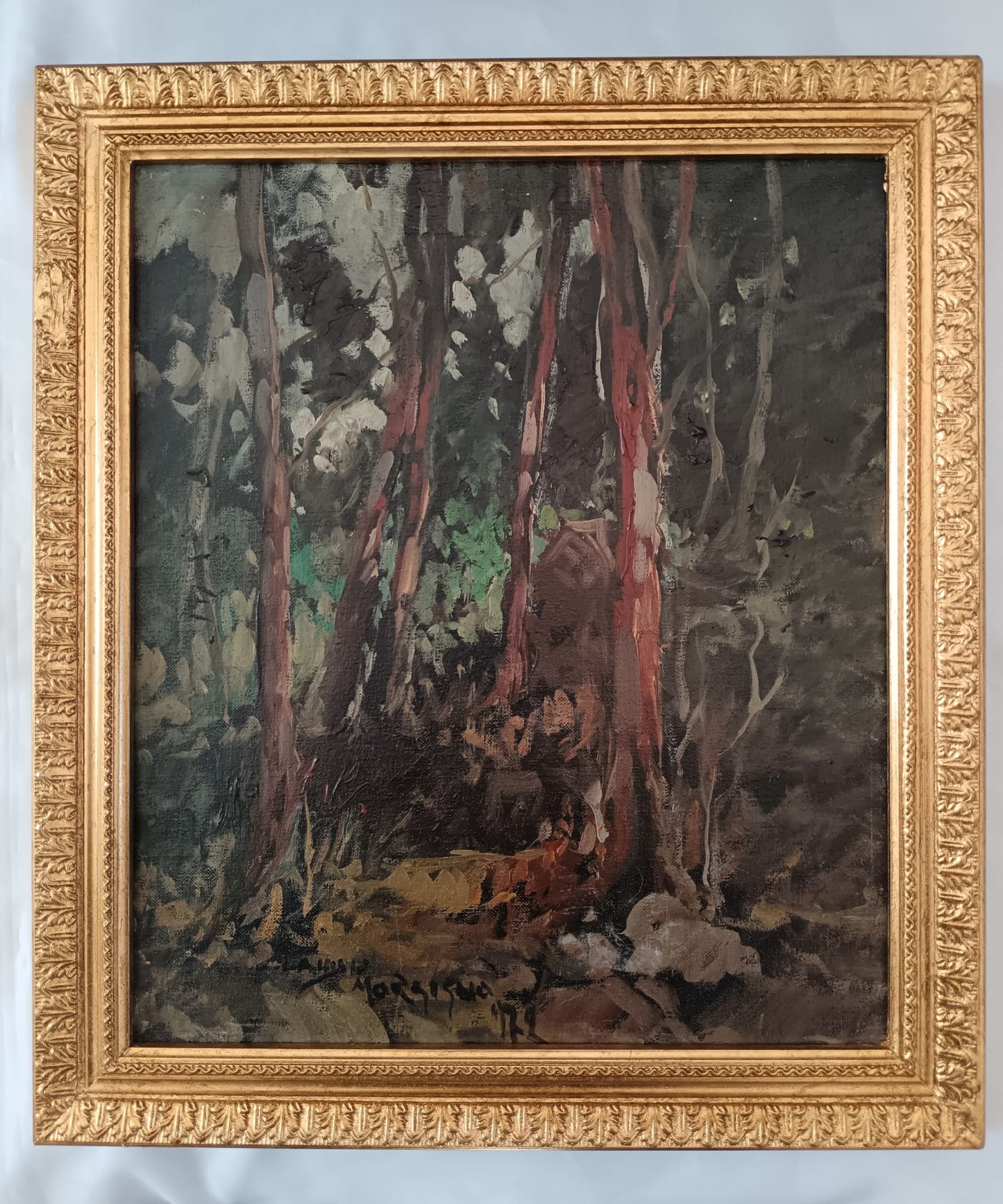 Claudio Morgigno (Napoli 1949)- dipinto olio su tela