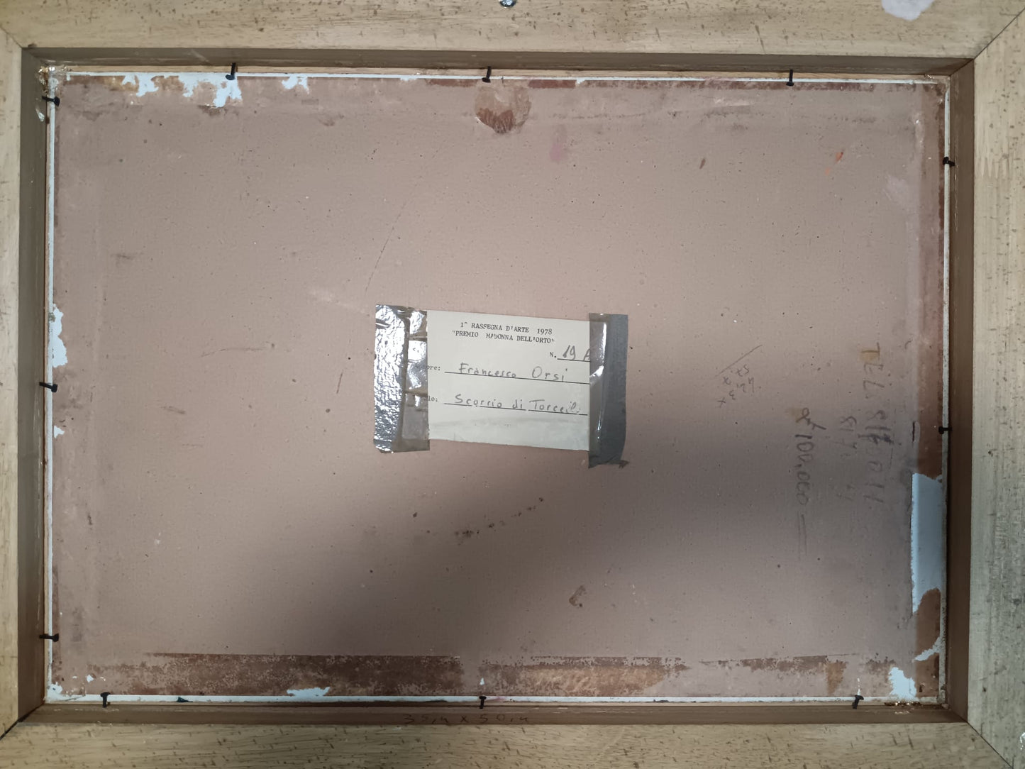 Francesco Orsi (XX Secolo)- Scorcio di Torcello- dipinto olio su tela