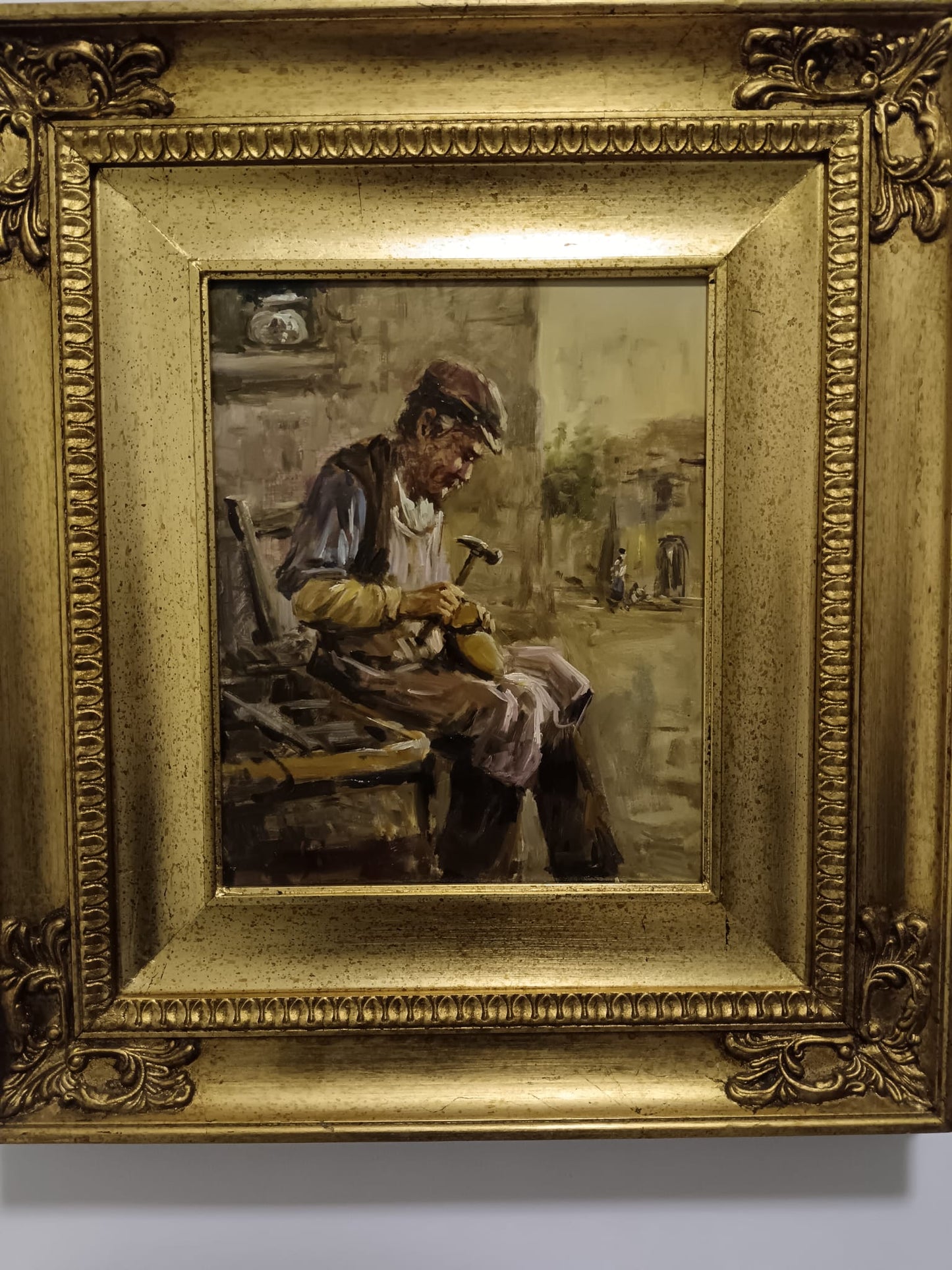 De Simone ( XX Secolo) dipinto olio su legno