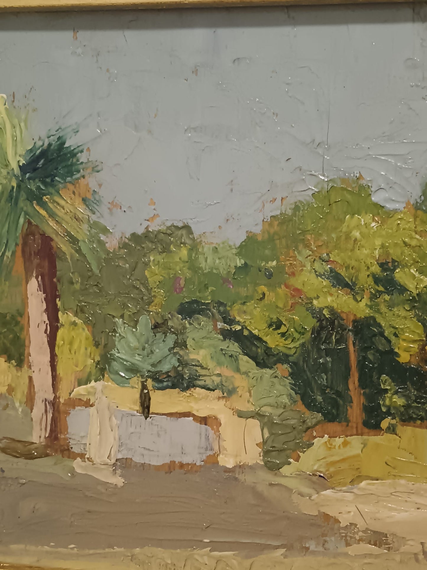 Armando Spadini (Firenze 1883-Roma 1925)- antico dipinto olio su legno