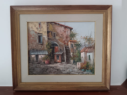Ferdinando Sapio ( 1955) dipinto olio su tela- epoca XX secolo
