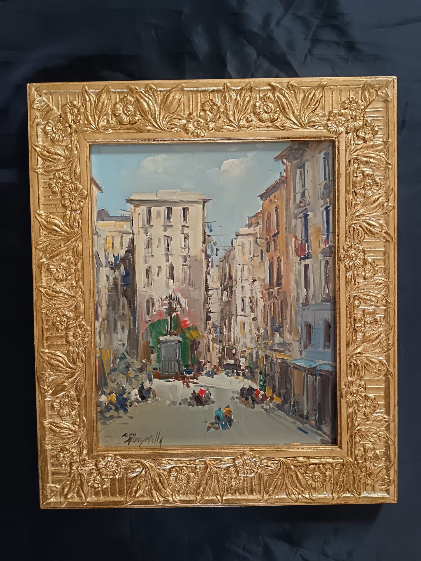 Ciro Canzanella (Napoli 1948)- dipinto olio su legno