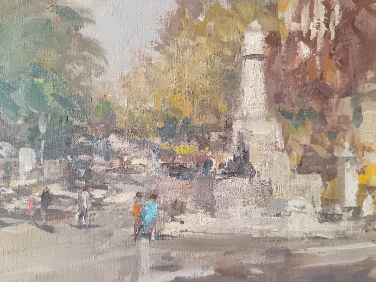 Mario Maresca Serra (Napoli 1911-1991)- dipinto olio su legno