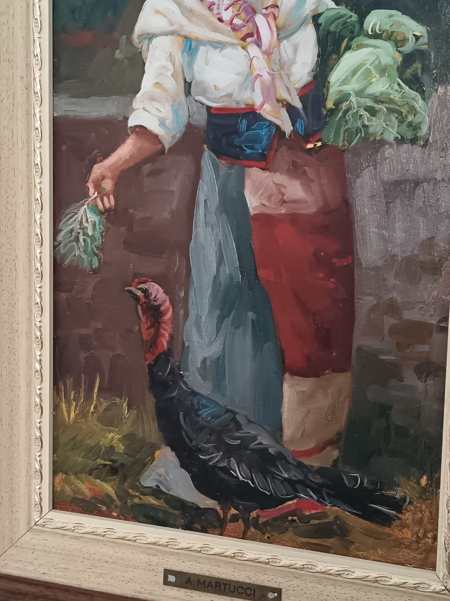 Dipinto attribuibile ad Antonio Martucci (1934)- olio su legno