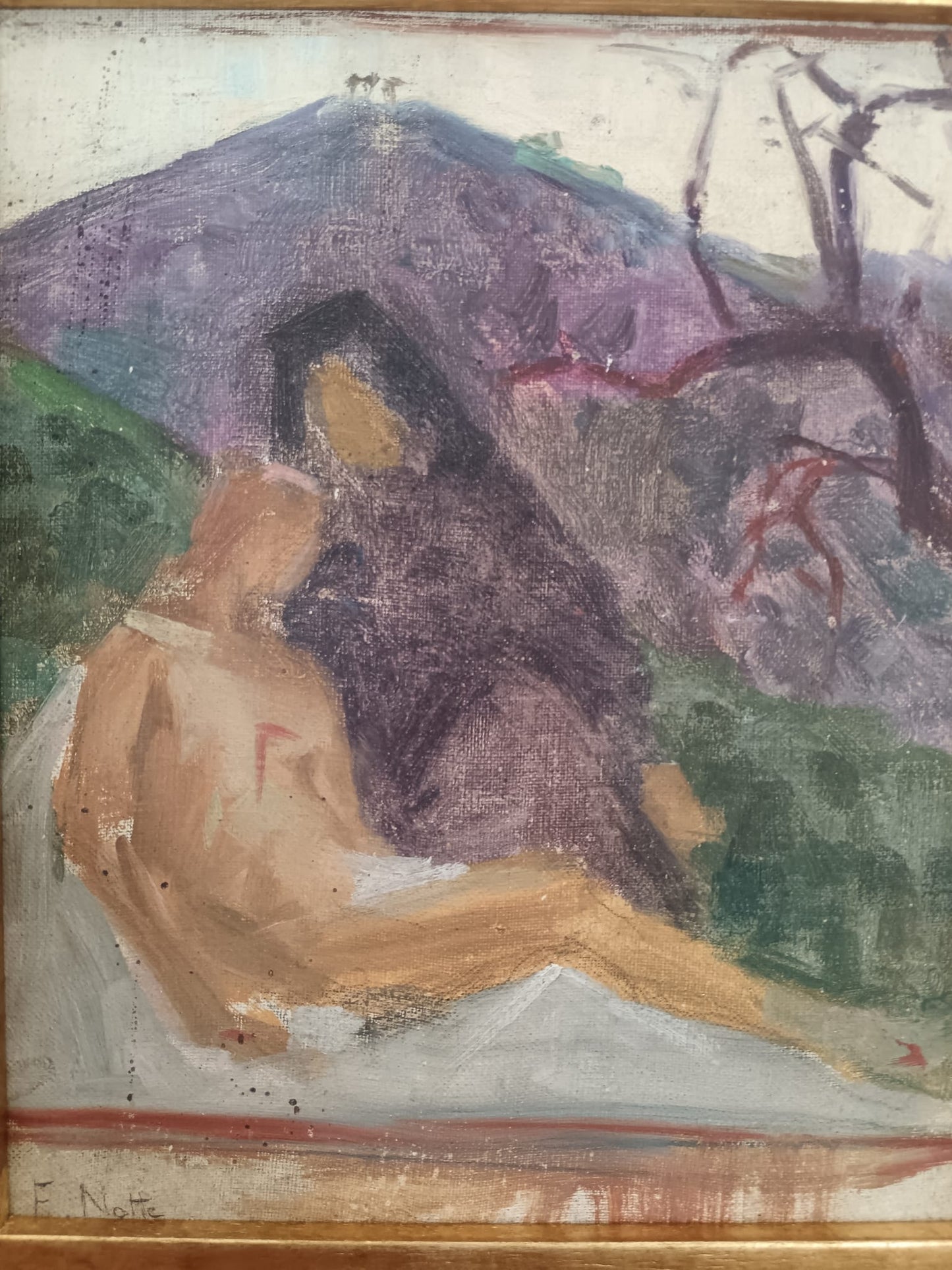 Emilio Notte (1891-1982)- dipinto olio su tela