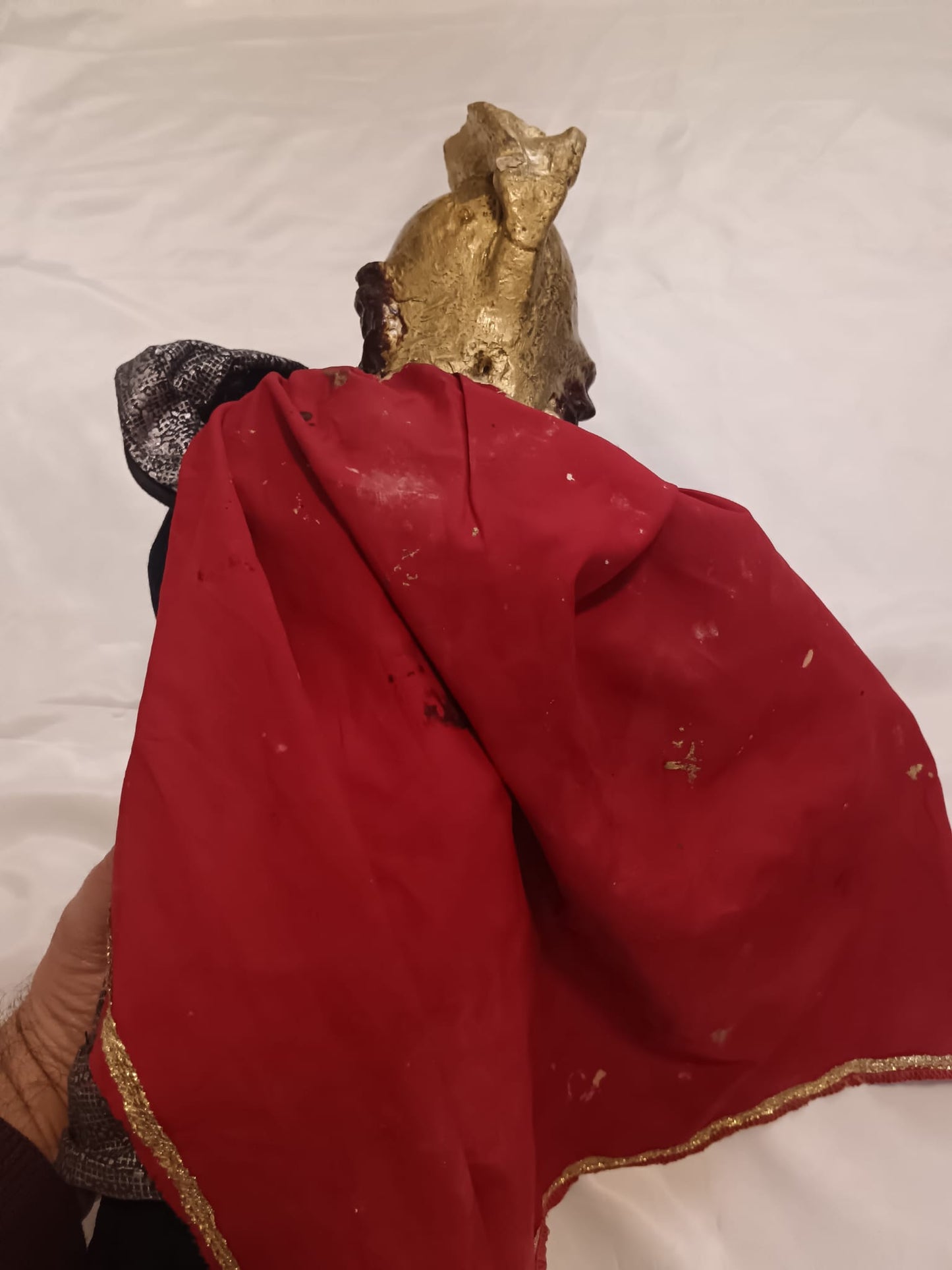 Scultura in terracotta ( San Michele Arcangelo)- epoca XX secolo