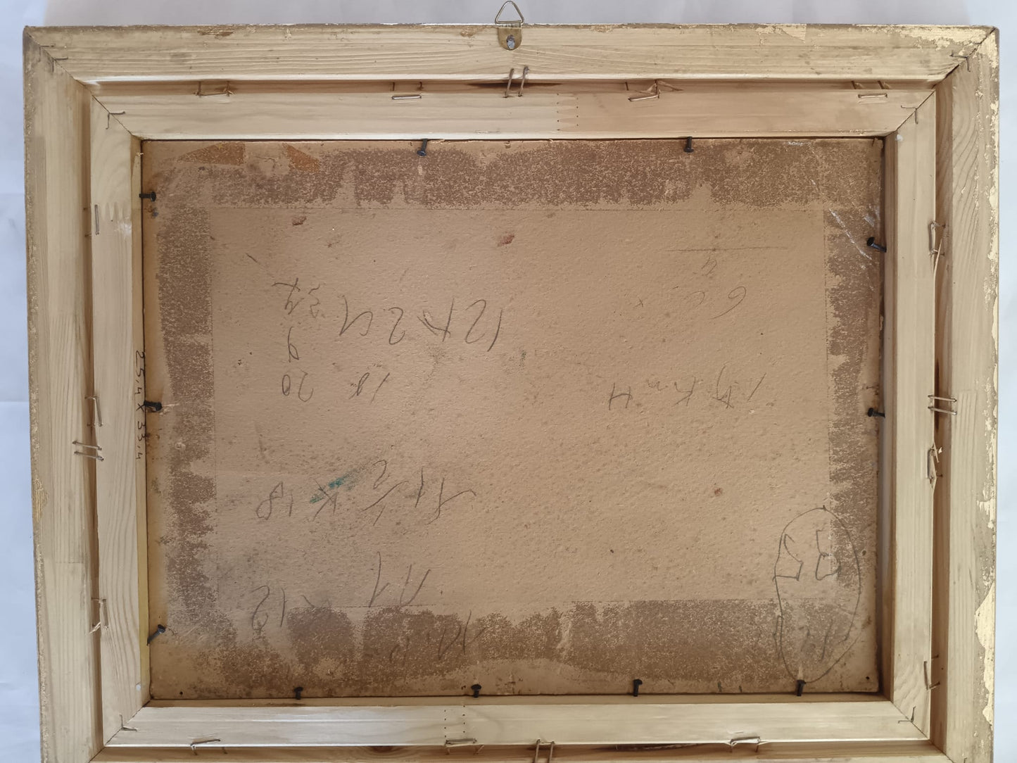 Alvaro Giordano (1913 - 1992)- Paesaggio dipinto olio su cartoncino