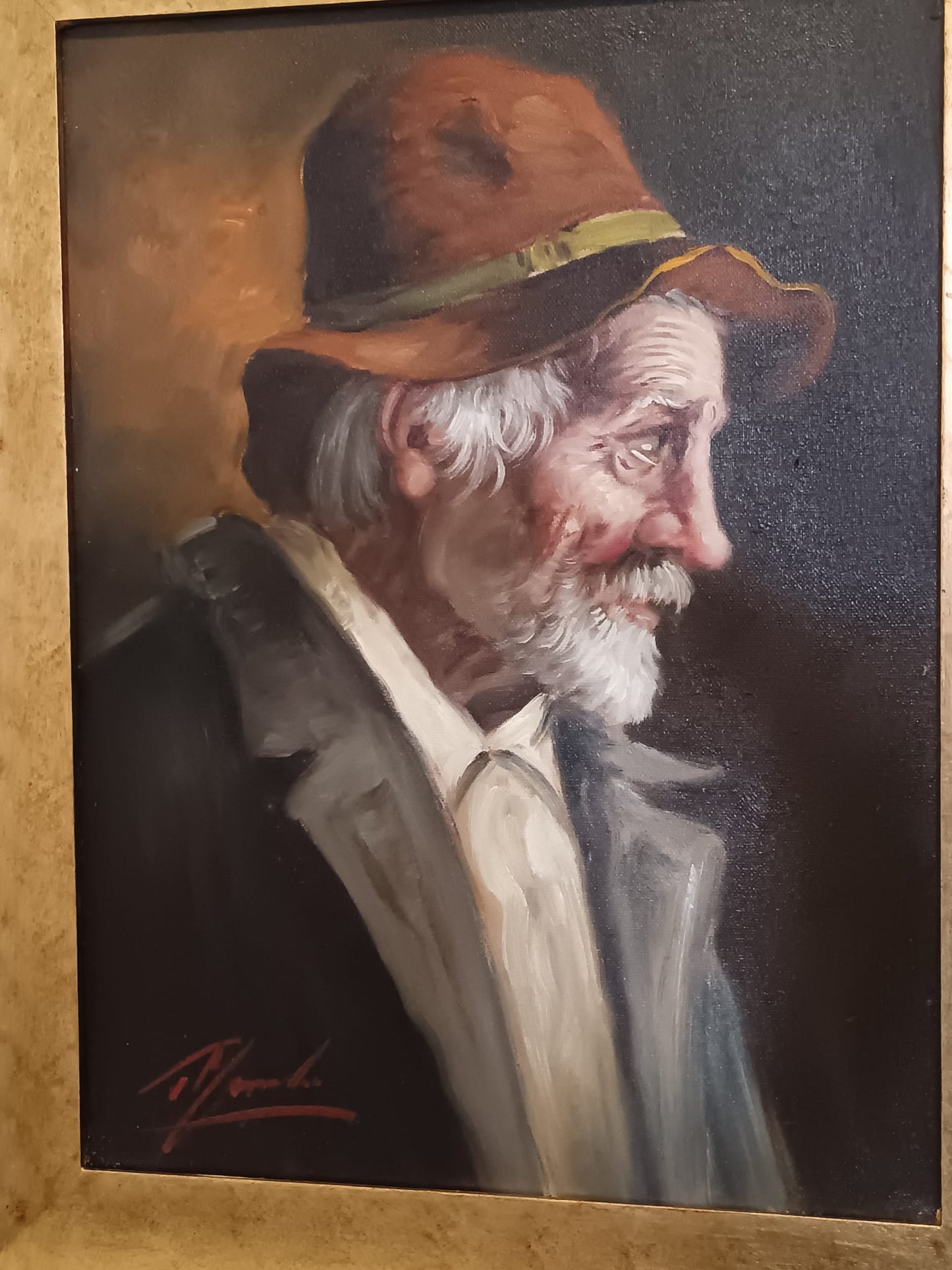 Tristano Marchi (Cava Dei Tirreni 1948)- dipinto olio su tela