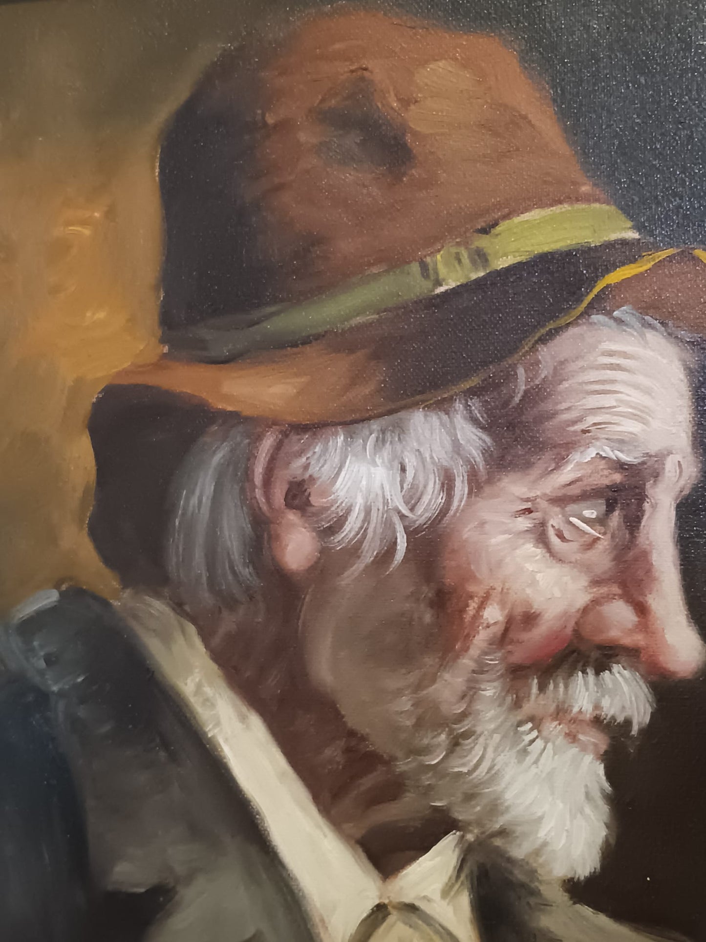 Tristano Marchi (Cava Dei Tirreni 1948)- dipinto olio su tela