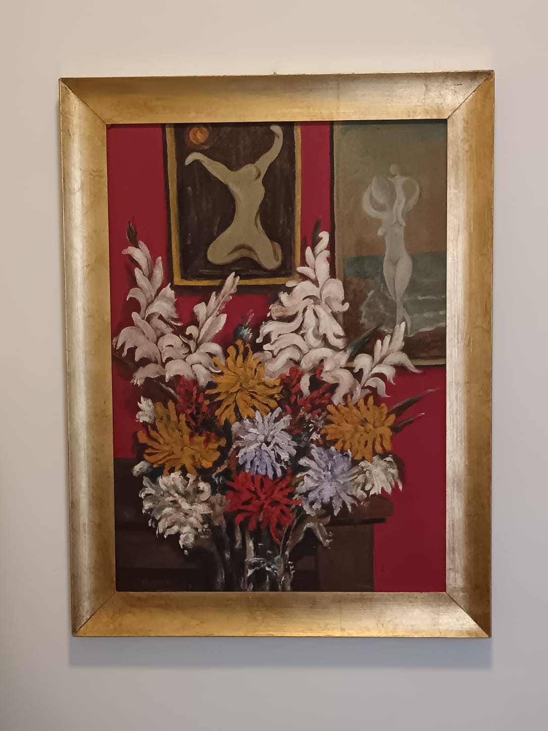 A. Sigali (XX Secolo)- Natura Morta dipinto olio su pannello