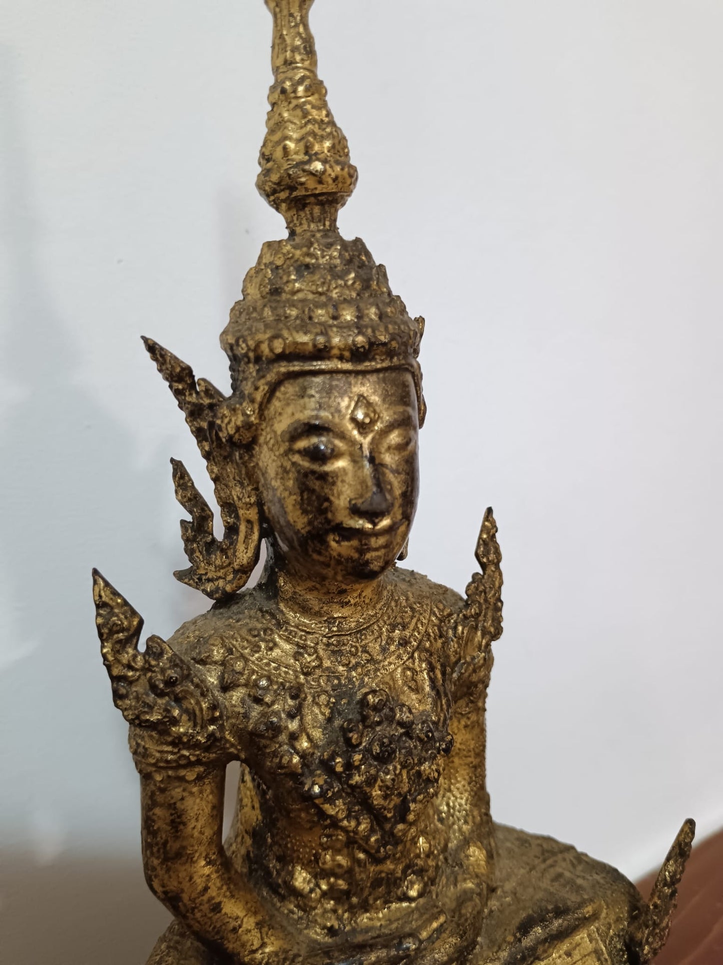 Statua in bronzo Bhudda in stile Rattanakosin- epoca XIX/ XX secolo