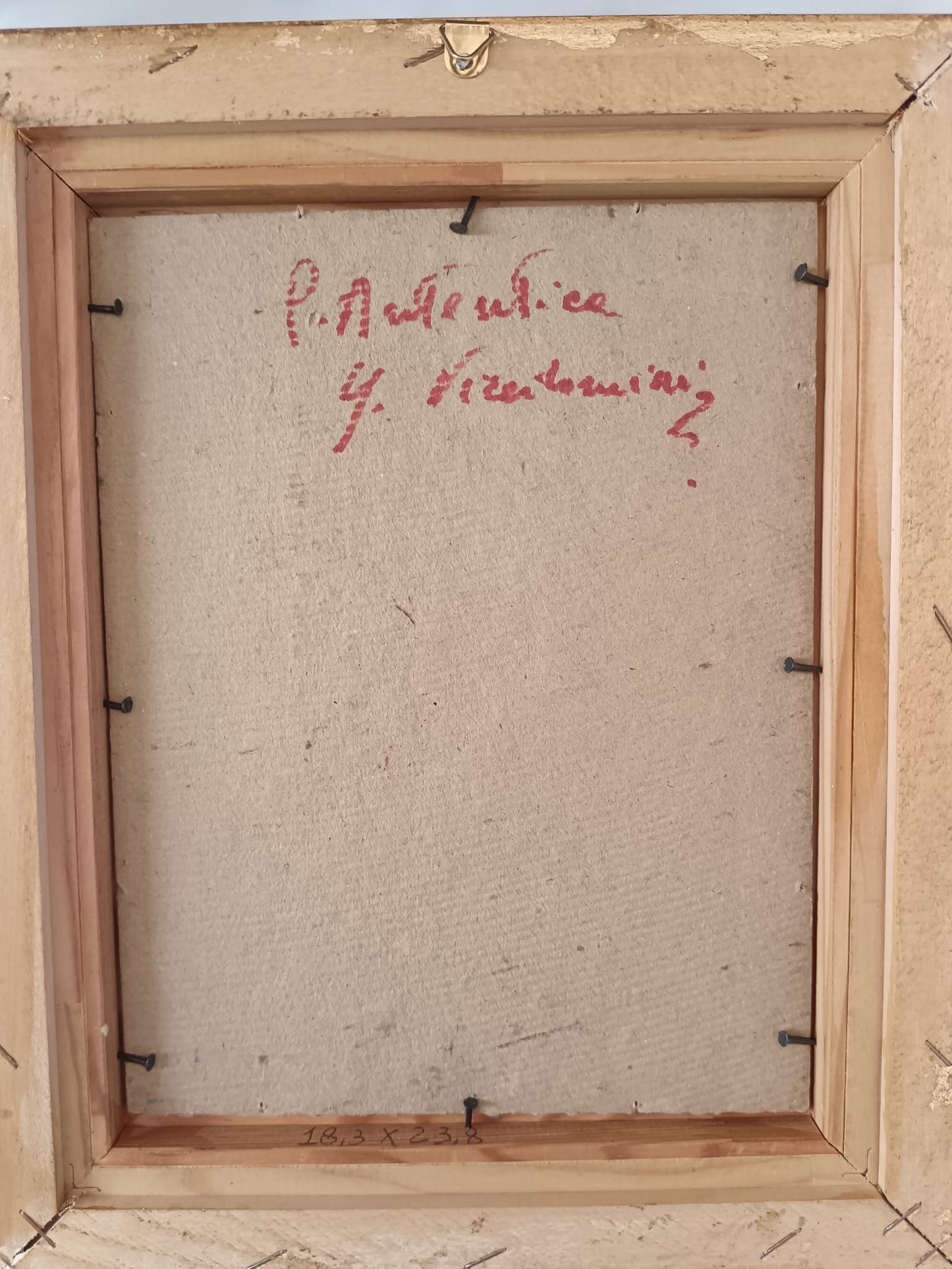 Giovanni Vicedomini ( Nocera Superiore 1946)- dipinto olio su cartoncino