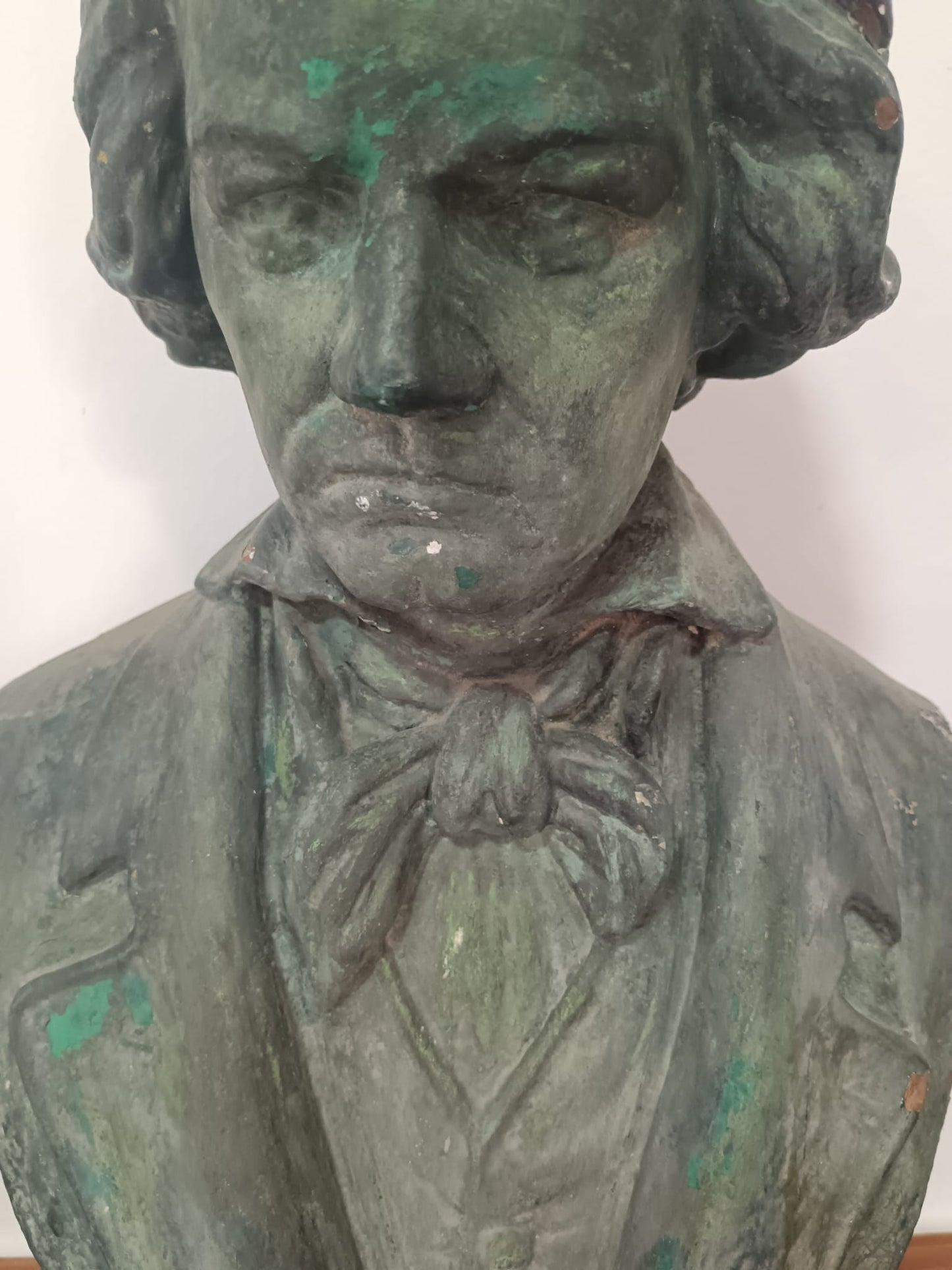 Scultura in cemento patinato ( Beethoven)- epoca XIX/XX secolo