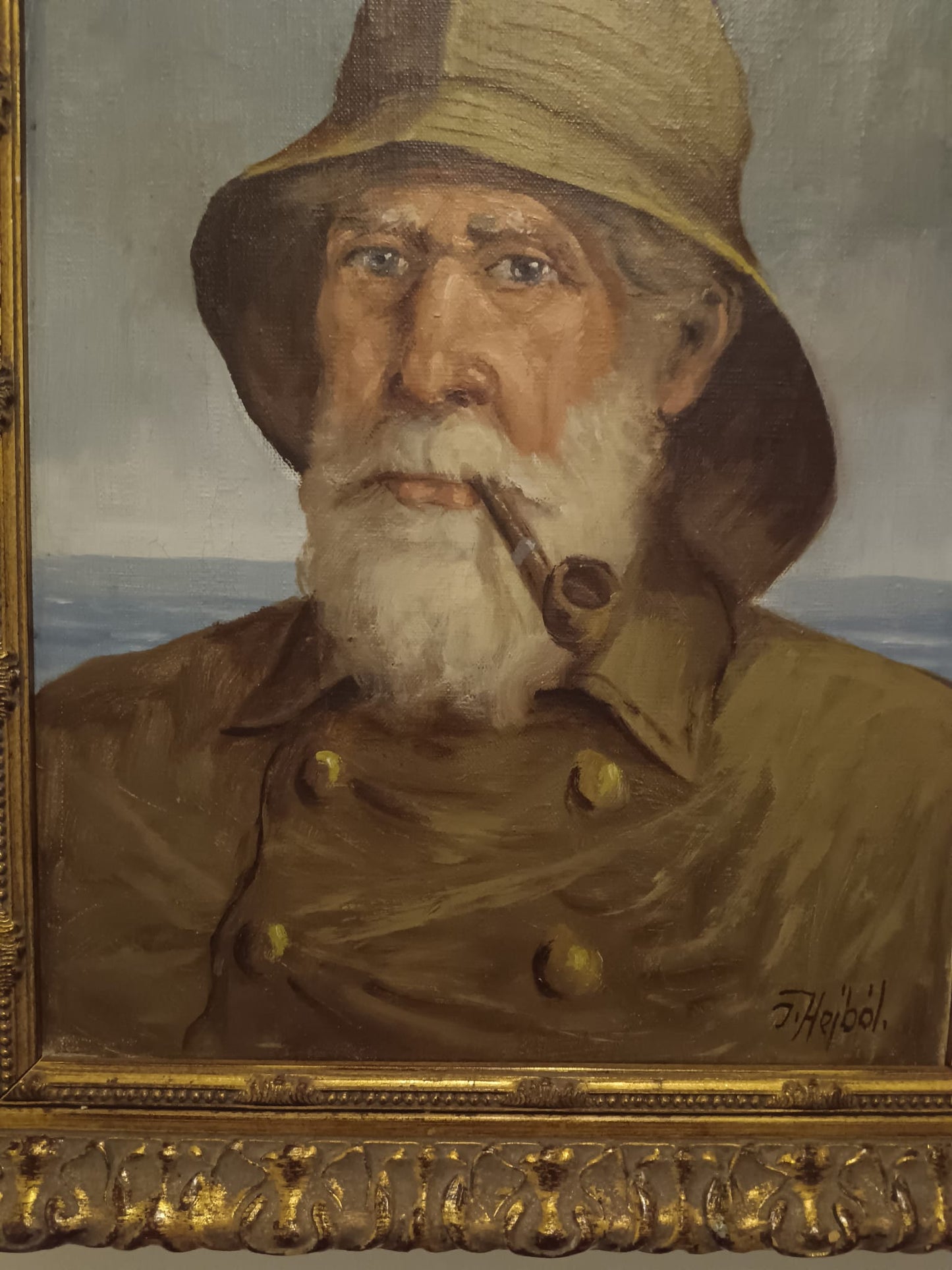 Ritratto (Scuola Tedesca XX Secolo)- dipinto olio su tela