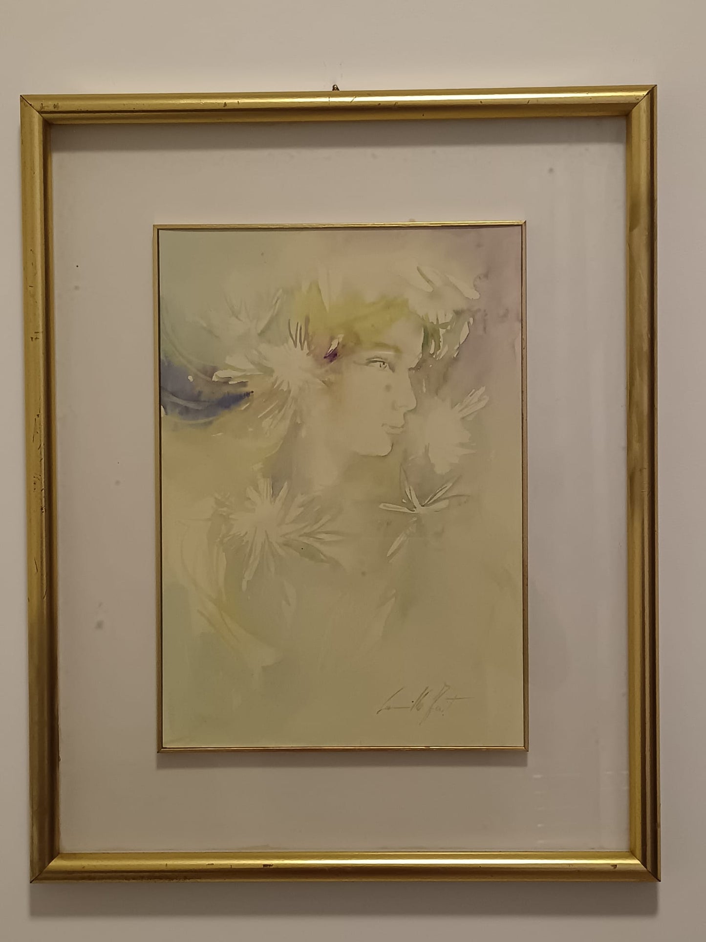 Camillo Fait (Milano 1935)- acquarello su carta