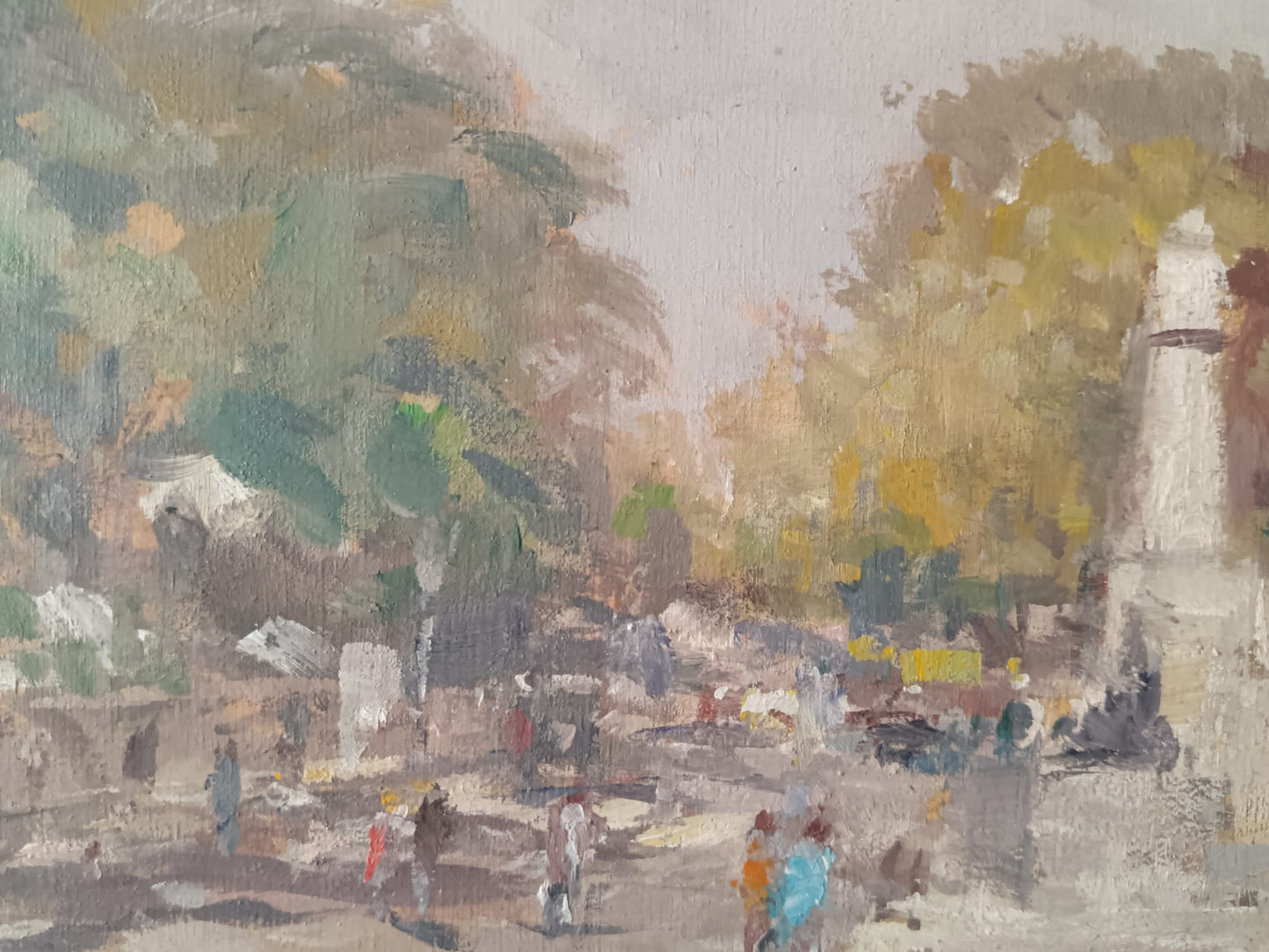 Mario Maresca Serra (Napoli 1911-1991)- dipinto olio su legno