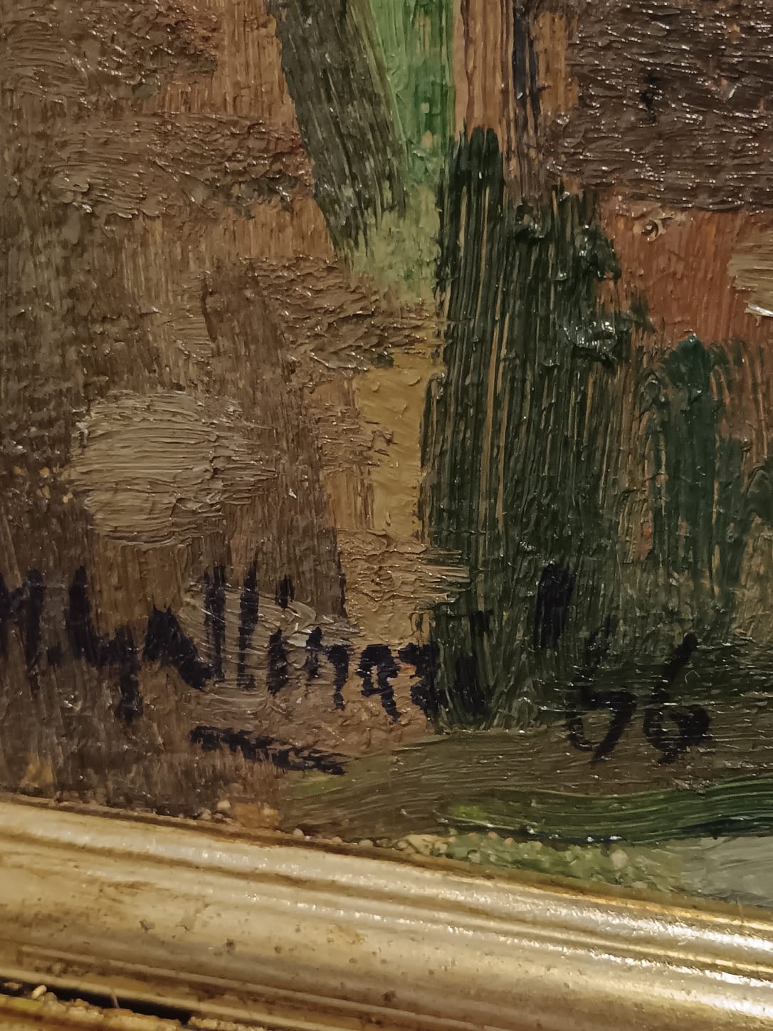 Mario Gallinari (Castellamare Di Stabia XX secolo)- dipinto olio su tela