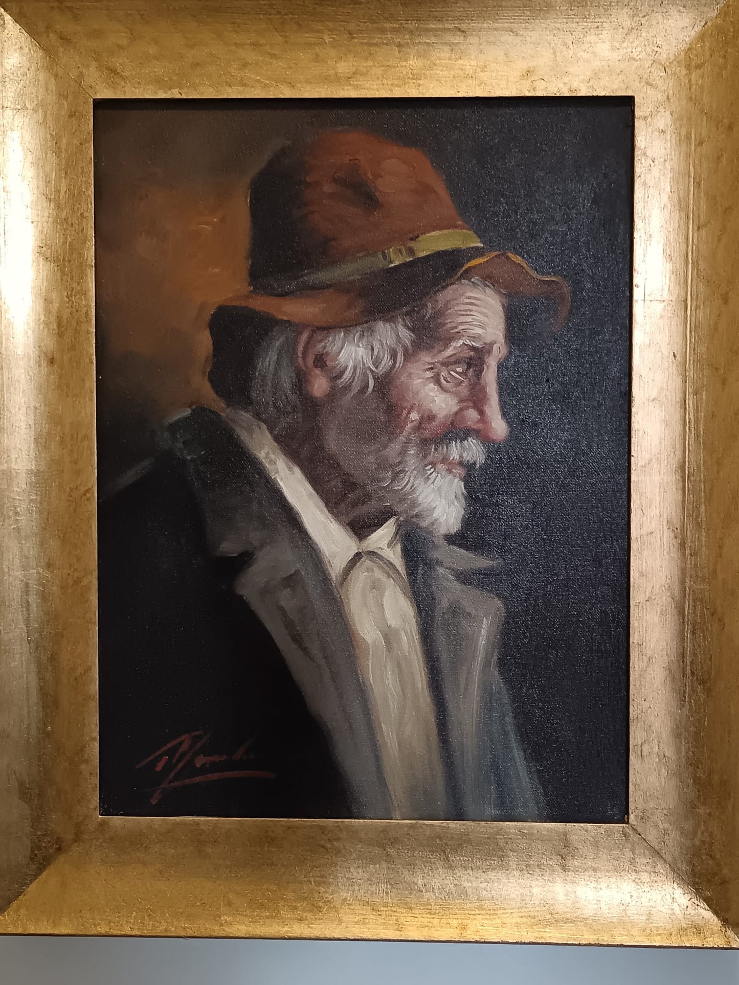 Tristano Marchi (Cava Dei Tirreni 1948)- dipinto olio su tela