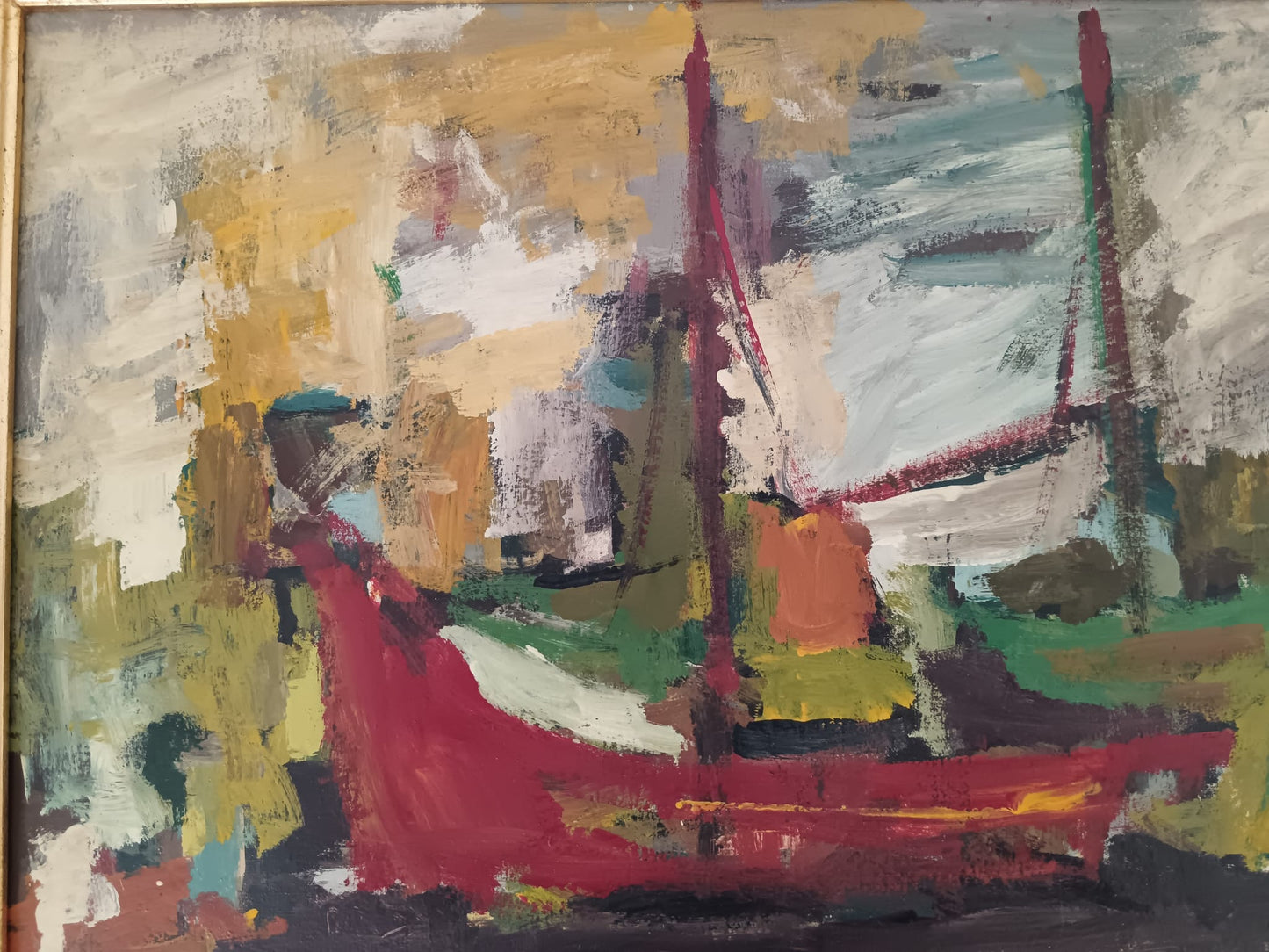 Giuseppe Casanova (1937 Vasto)- dipinto olio su tela