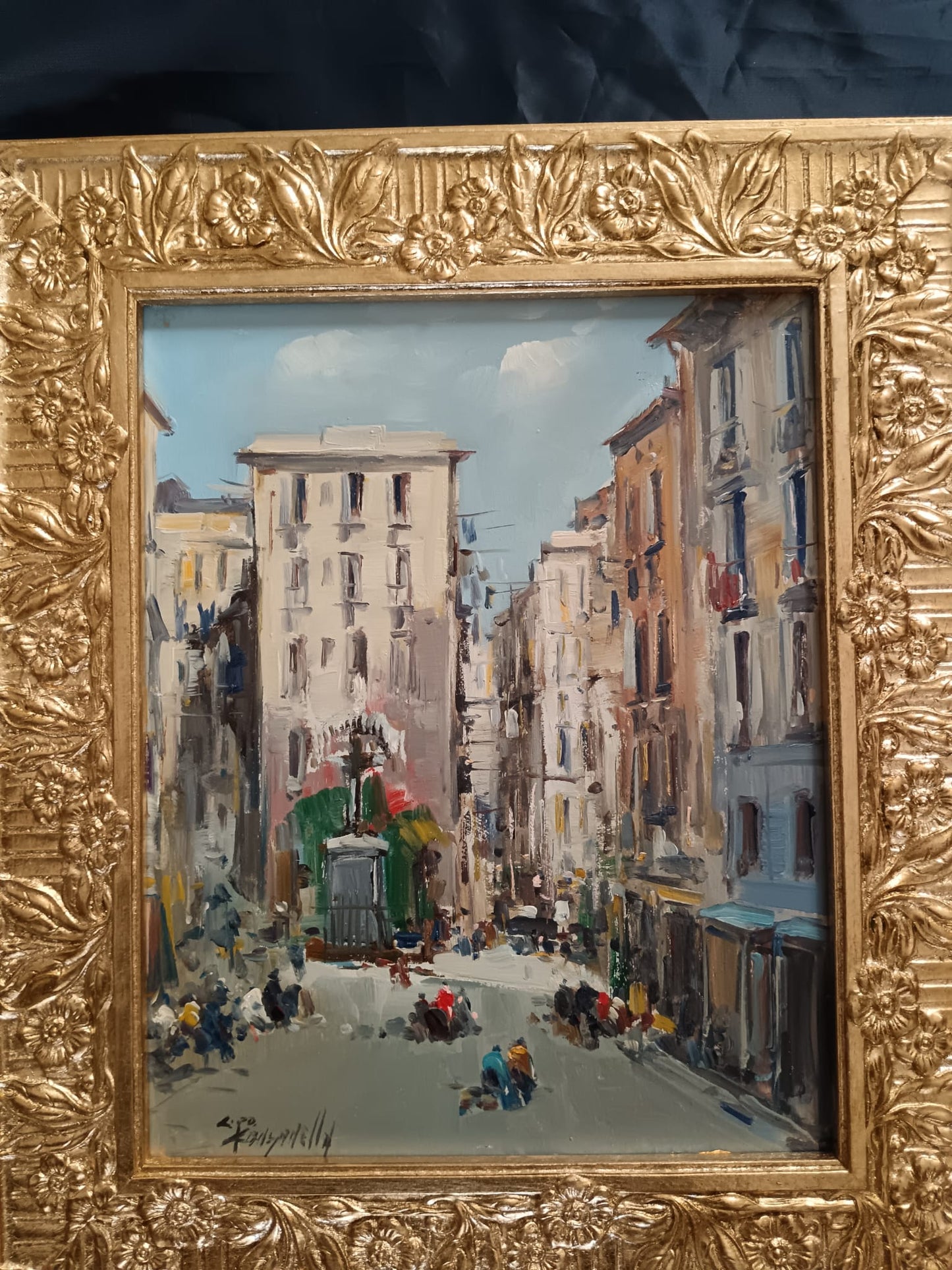 Ciro Canzanella (Napoli 1948)- dipinto olio su legno