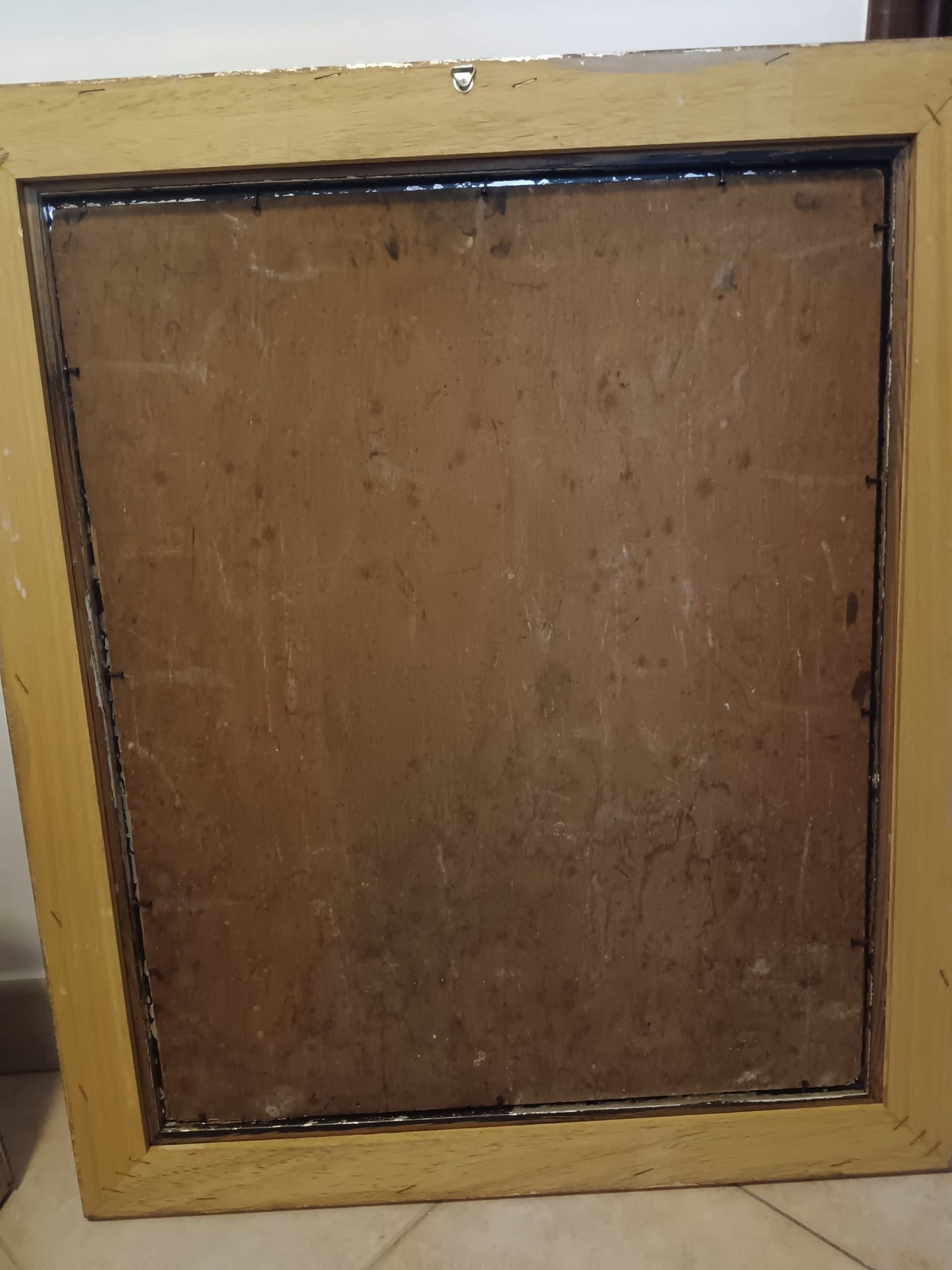 Antico ritratto- primo novecento olio su legno