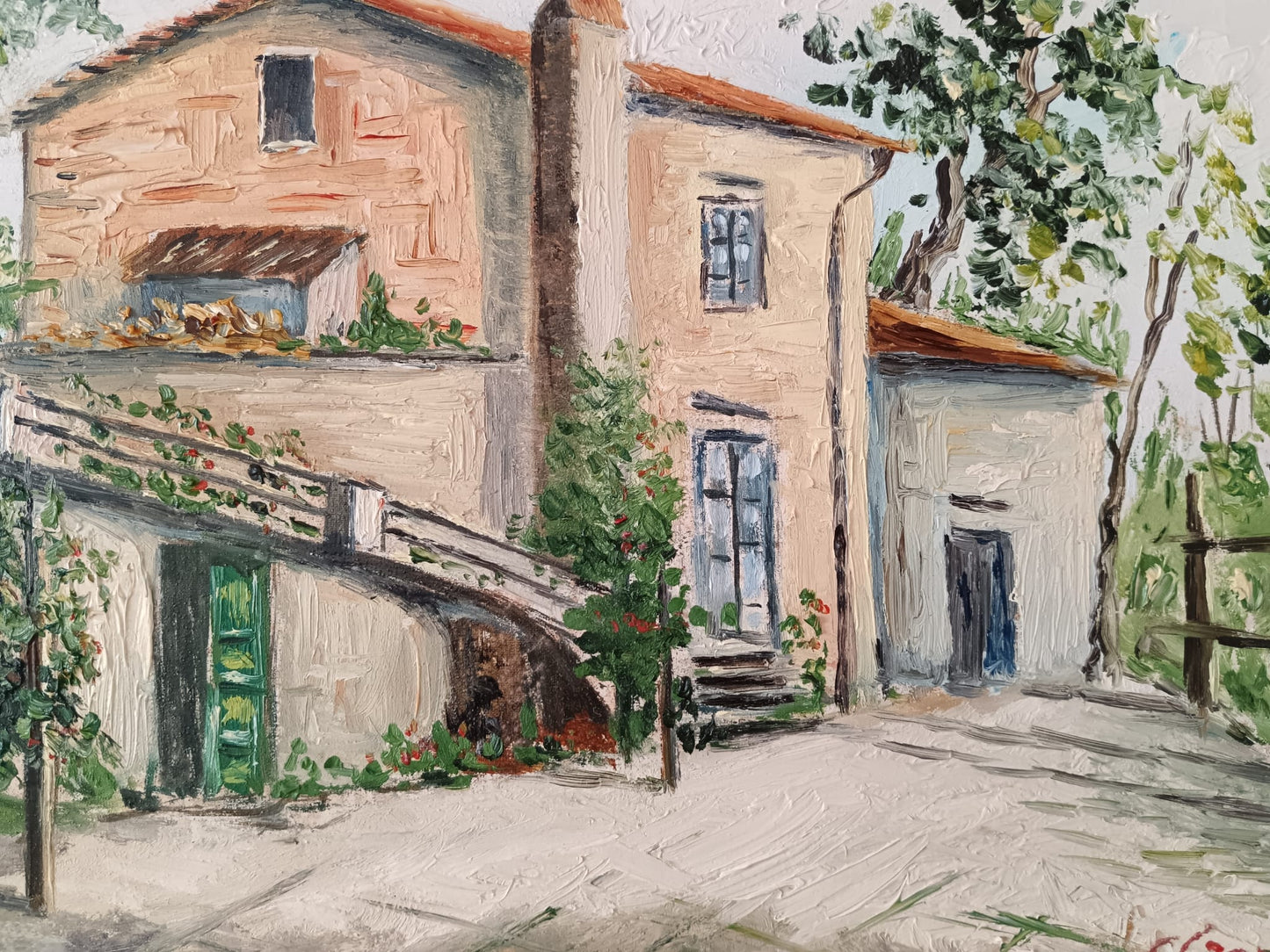 Corrado Graniglia (XX Secolo)- dipinto olio su tela