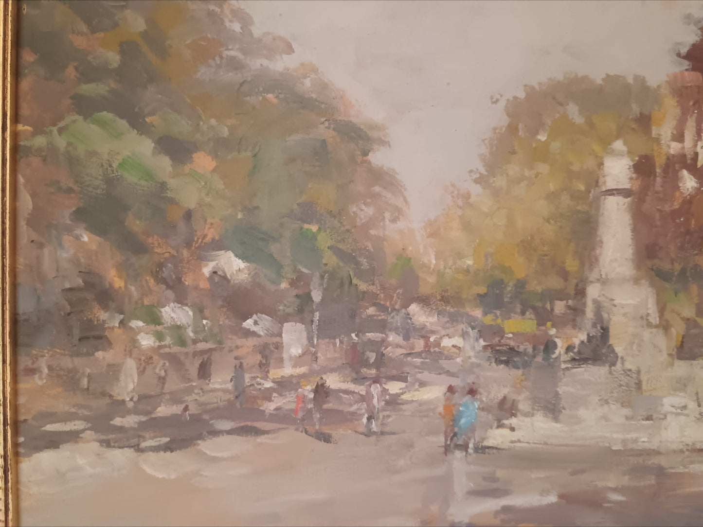 Mario Maresca Serra ( Napoli 1912-1991)- dipinto olio su legno epoca XX secolo