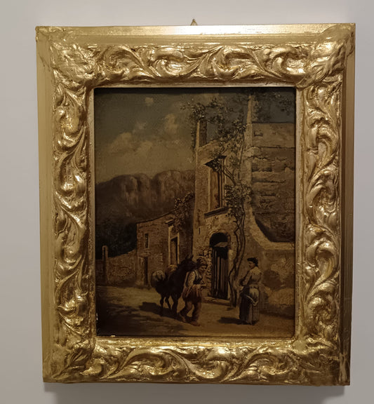 Pietro Colonna (Napoli 1945)- dipinto olio su tela epoca XX secolo