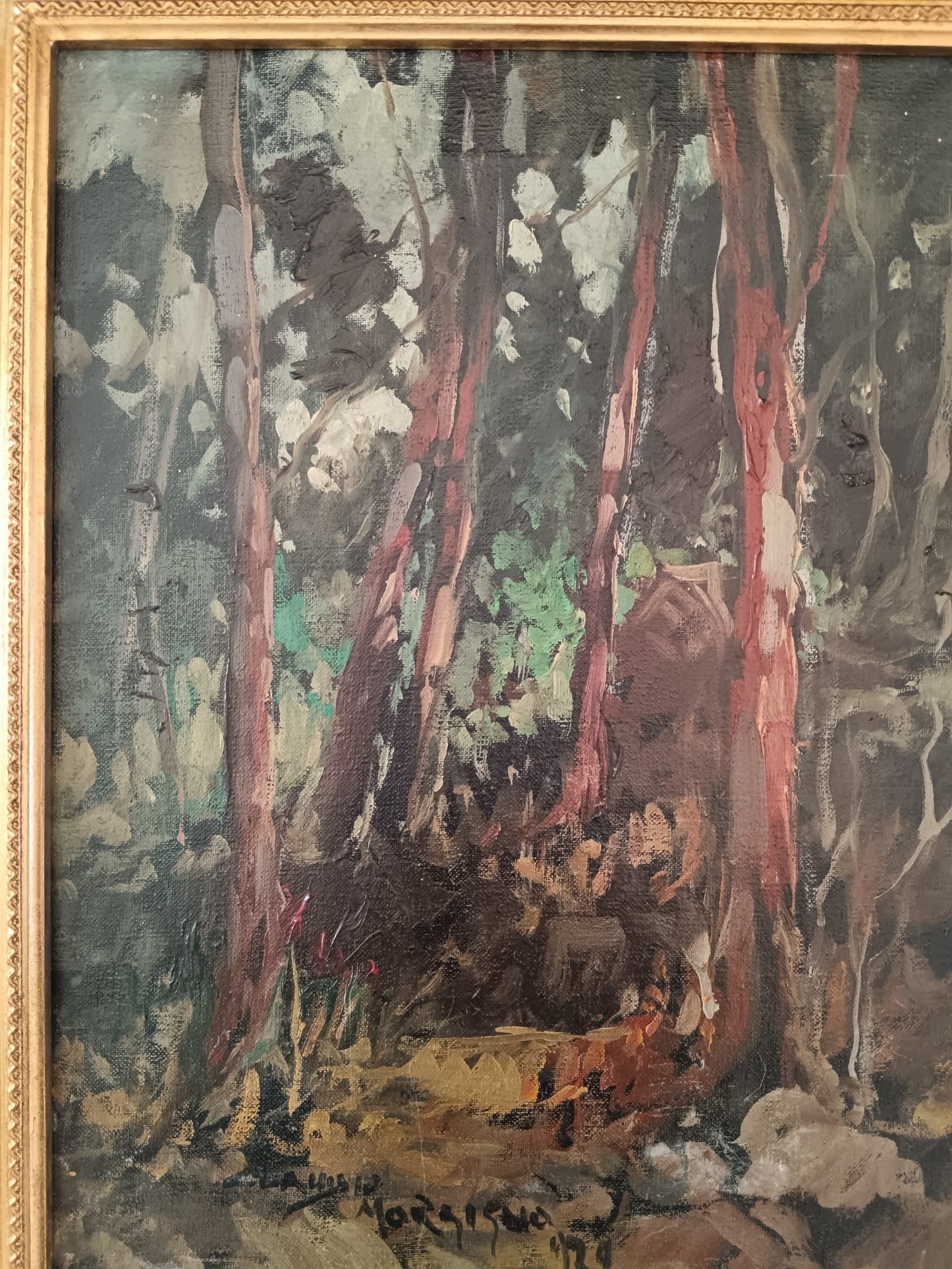 Claudio Morgigno (Napoli 1949)- dipinto olio su tela