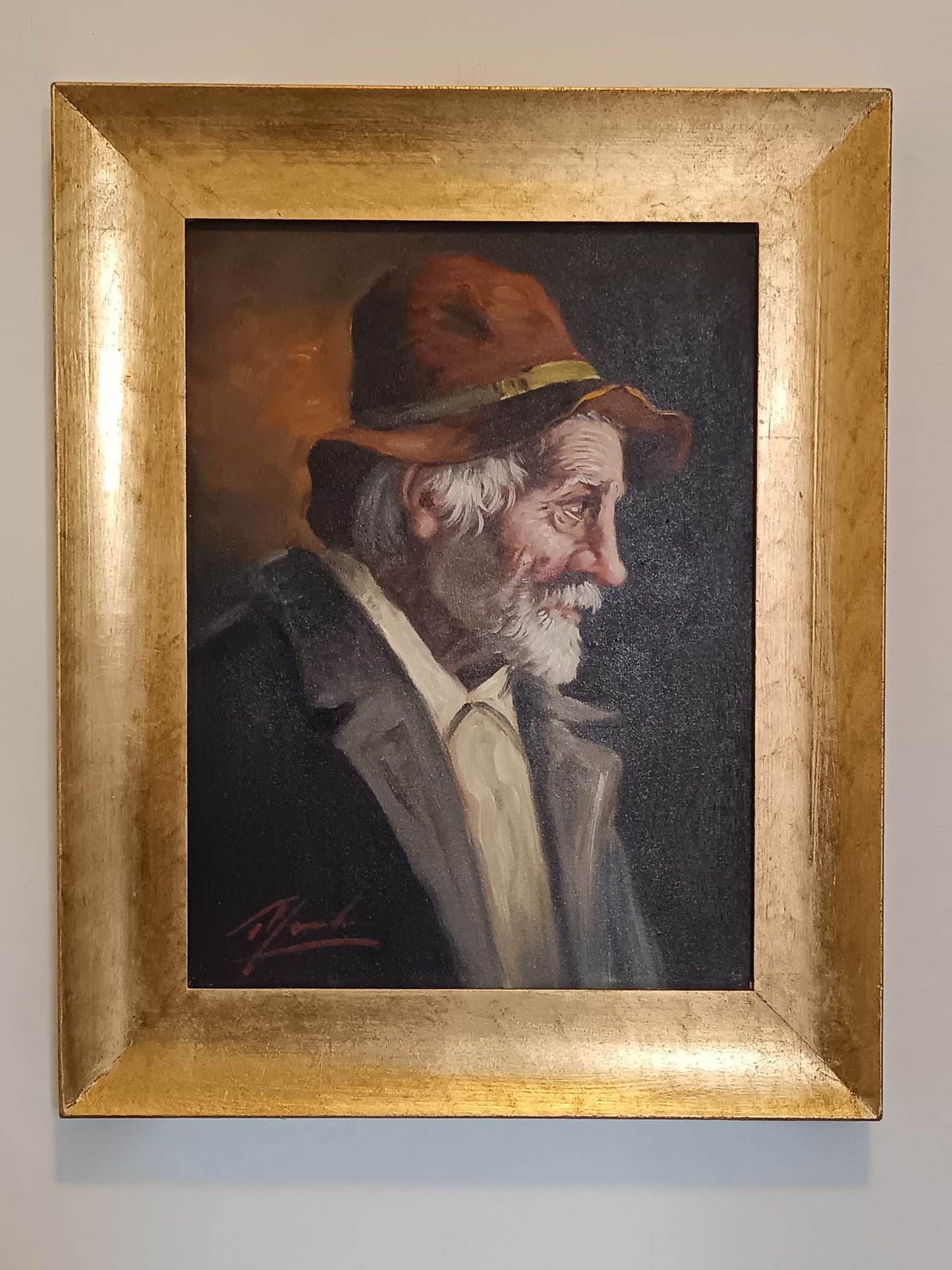 Tristano Marchi (Cava Dei Tirreni 1948)- dipinto olio su tela