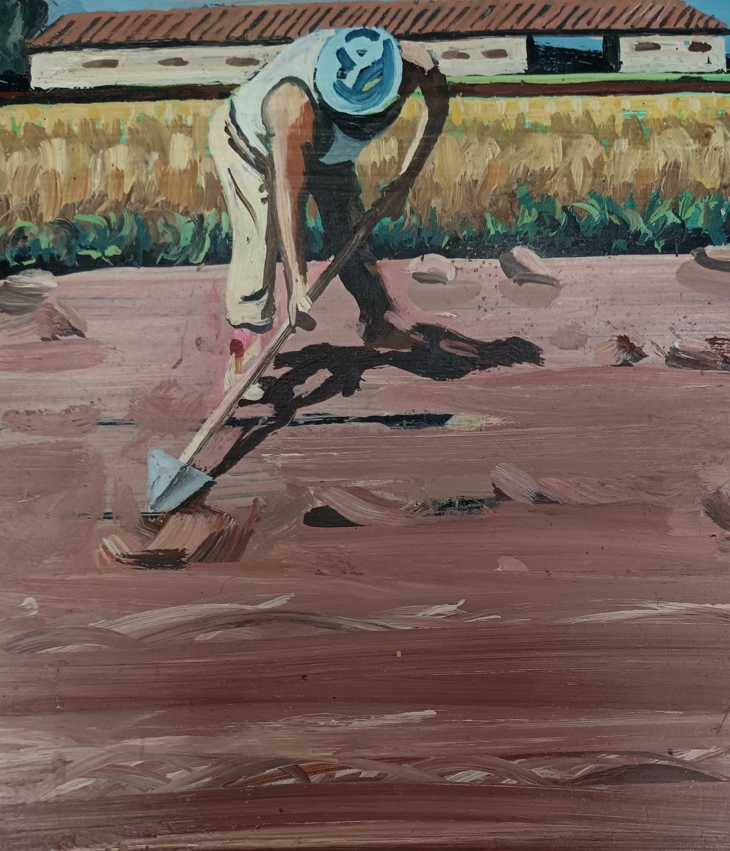 Fascianelli Domenico (XX Secolo)- dipinto olio su legno