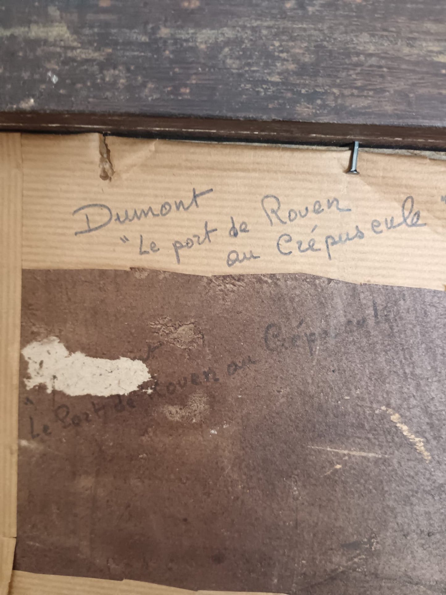 Pierre Dumont (XIX secolo)- Dipinto olio su pannello ( cartoncino)