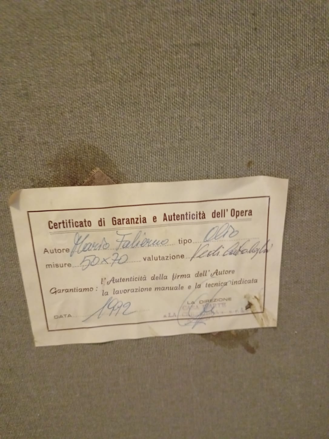 Marino Faliero (1948)- dipinto olio su tela epoca XX secolo