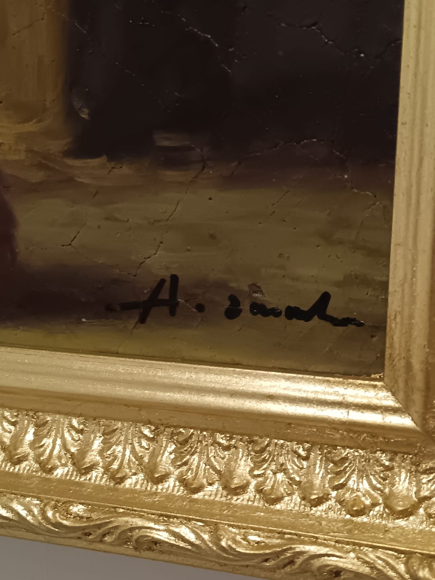 Scuola italiana (XX Secolo)- dipinto olio su legno