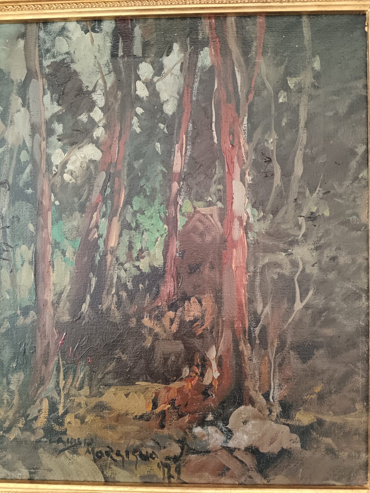 Claudio Morgigno (Napoli 1949)- dipinto olio su tela