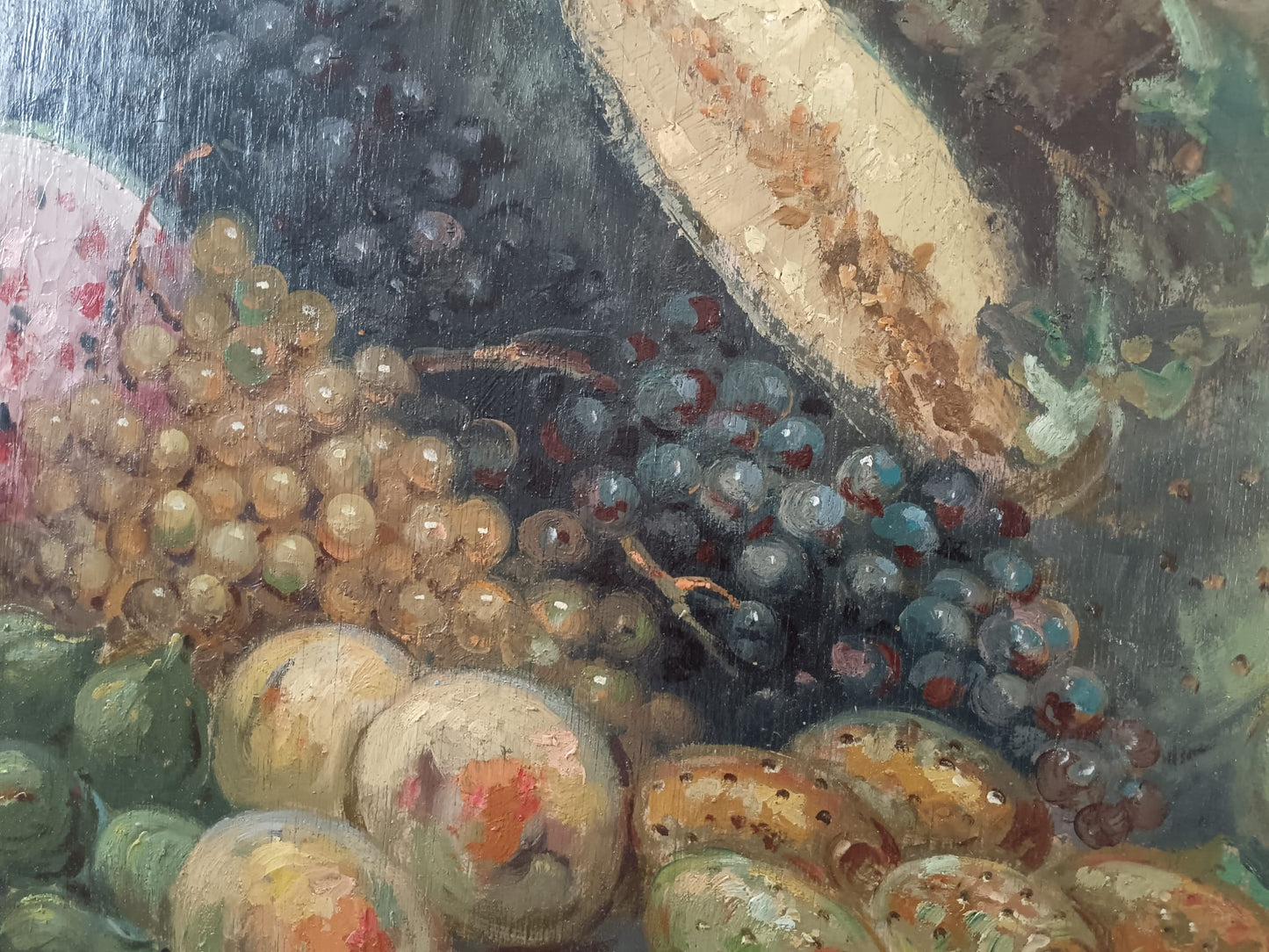 Roberto Cajati ( Scuola Napoletana XIX/XX secolo) dipinto olio su legno