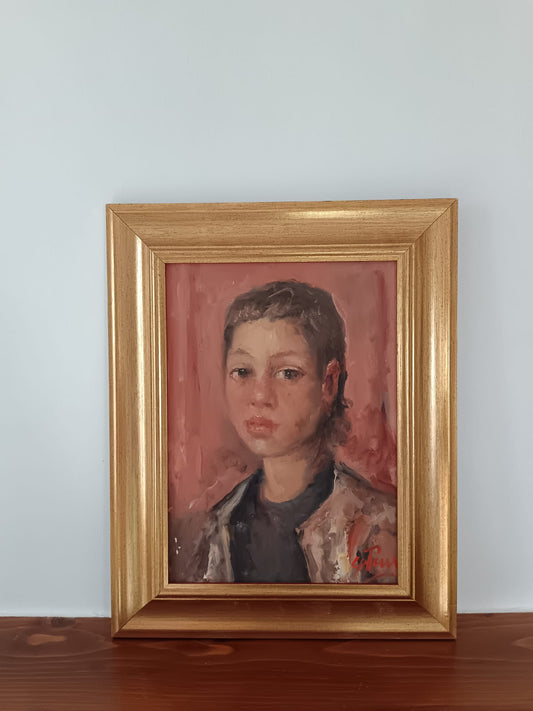 Giovanni Pane (1928- 2010) dipinto olio su cartoncino